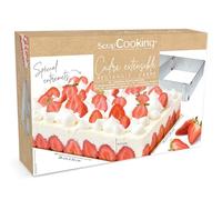 Cadre à pâtisserie extensible - rectangle Multicolore