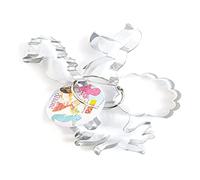 SCRAP COOKING - Set de 4 Découpoirs sur Cintre Sirène - pour Biscuits, Gâteaux - 2067