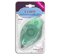 Draeger by Toga - Dévidoir rechargeable de mini pastilles rondes adhésives double-face E-Z Dots - Transparentes et repositionnables - 13 m