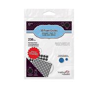Scrapbook Adhesives by 3L 3D Foam-Circles-Permanent Adhesive, Black, Mixed