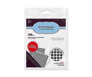 Scrapbook Adhesives by 3L 3D Foam Squares - Permanent Adhesive, Black