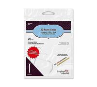 Scrapbook Adhesives by 3L 3D Foam-Strips-Permanent Adhesive, Mousse, White, Taille unique