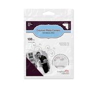 SCRAPBOOK ADHESIVES BY 3L Lot de 108 Autocollants pour Scrapbooking 3L - pour Photos - Blanc