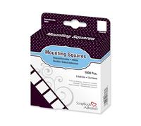 Scrapbook Adhesives by 3L, Repositionable Mounting Squares, White, Multi-Pack Set of 6