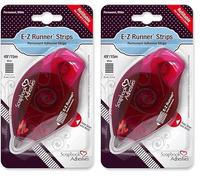 Scrapbook Adhesives Dévidoir rechargeable E-Z Runner Permanent, Autre, Blanc, 9 x 16 x 2.5 cm (Lot de 2)