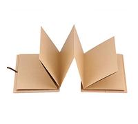 Scrapbook, Album d'Album Scrapbook Notebook Hardcover Kraft Paper Photo Pliable Creative Crafts for Wedding, Graduation, Saint-Valentin, 8.27x5.91x0.39in