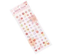 Scrapbook Autocollant en forme d'étoile Stationerie époxy décoratif pour cas de téléphone Journal Décoration époxy Forme d'étoile décorative Beau scrapbooking pour journal