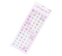 Scrapbook Autocollant en forme d'étoile Stationerie époxy décoratif pour cas de téléphone Journal Décoration époxy Forme d'étoile décorative Beau scrapbooking pour journal