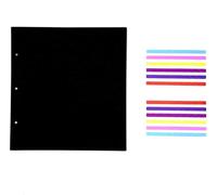 Scrapbook Black Papers 25 x 23.5 cm,20 x Extra Refill Sheets Empty Photo Book for DIY Photo Albums 26 x 26 cm,for Album 'Dandelion A