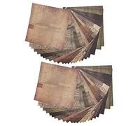 Scrapbook Collection Kit, 48 Feuilles Scrapbook Papier Premium Motif Papier Pack Papier Scrapbook DIY Album Papier Scrapbook Motif Cartes De Vœux Junk Journal Carte Décoration