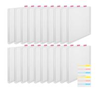 Scrapbook Paper Storage Organizer - Organisateur du support Sclear Scrapbook Holder, support de papier de bricolage avec onglets d'index adhésifs, organisateur de stockage pour art et artisanat,