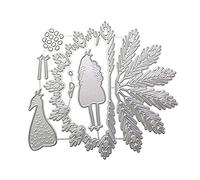Scrapbooking Dies de Decoupe Boîte, 3D Boîte Cadeau Matrice de Découpe Scrapbooking en Métal Pochoirs de Découpe Coffret Cadeau Cutting Dies Boîte De Bonbons Décoration pour Artisanat Fête