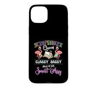 Scrapbooking - Scrapbooker Queen Classy Sassy Flamingo Gift Coque pour iPhone 15 Plus