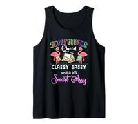 Scrapbooking - Scrapbooker Queen Classy Sassy Flamingo Gift Débardeur