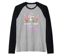 Scrapbooking - Scrapbooker Queen Classy Sassy Flamingo Gift Manche Raglan