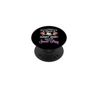 Scrapbooking - Scrapbooker Queen Classy Sassy Flamingo Gift PopSockets PopGrip Adhésif