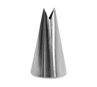 Scrapcooking 1798 Douille Mini Feuilles en INOX pour Décoration de Gâteaux Ø1,8 x H3,3 cm