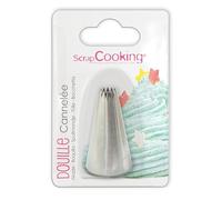 Scrapcooking 1803 Douille Cannelée Inox Argent 14 x 10,8 x 3,2 cm