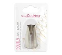Scrapcooking 1804 Douille Saint Honoré Inox Argent 14 x 10,8 x 3,2 cm
