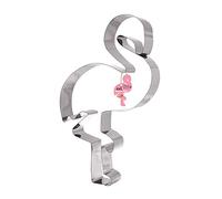 Scrapcooking 1988 Moule découpoir XXL"Flamant rose", Acier Inoxydable, INOX, 34,5 x 19,5 x 5 cm