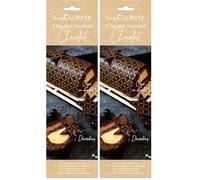 ScrapCooking - 2 feuilles transfert Couture - Pour Imprimer Motif sur Bûche ou Coque Chocolat - 9476 (Lot de 2)