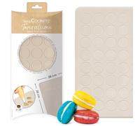 ScrapCooking Tapis silicone pour macarons 38 x 28 cm – 48 coques