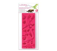 Scrapcooking 3449 Dinosaures Moule Pâte Silicone Rose 21,7 x 9,5 x 0,8 cm