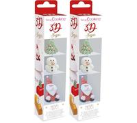 Scrapcooking 3D Décos Sucres Noël (Lot de 2)