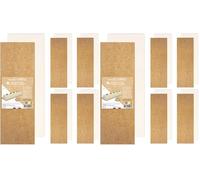 ScrapCooking - 5 Supports à Bûches de Noël & Cakes - 30 x 10 cm - Carton Réversible Kraft & Blanc - Semelles Gâteaux Rectangulaires - Cake Board Pâtisserie - Fabriqués en France - 5216 (Lot de 2)