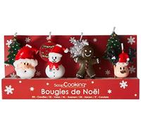 SCRAP COOKING Scrapcooking 5021 Noël Set de 8 Bougies Paraffine Multicolore 10,5 x 17 x 2,5 cm