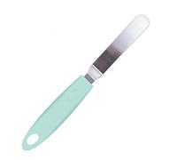 Scrapcooking 5178 Scrap Cooking-Mini Spatule Coudée INOX 21 cm-Ustensile Pâtisserie Gâteau Cuisine-Accessoire Cake Design Chocolat Glaçages-Vert d’Eau