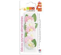 Scrapcooking 6 Eglantines + 6 Feuilles Dorées Azyme 26 G