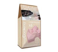 Scrapcooking - 6 Moules Air Fryer « Cœur » - Moules SIlicone pour Pâtisserie - 29120