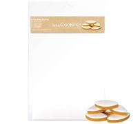 ScrapCooking - 6 Papier Plaques Feuilles Azyme Blanches Alimentaire - Pour Pâtisseries, Nougats, Calissons, Décoration Gâteaux Feutre - Format A4 21 x 29,7 cm - 7300