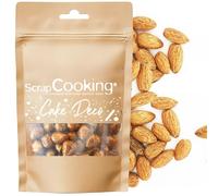 ScrapCooking - Amandes Dorées 50 g - Décorations Alimentaires Pâtisserie - Décors Comestibles - Perles Sprinkles - Pour Desserts, Gâteaux, Bûches, Cupcakes - Noël, Anniversaire - Or - 7474