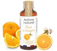ScrapCooking - Arôme Naturel Liquide de Fleur d’Oranger 40ml - Arôme Orange pour Pâtisserie, Yaourts, Gâteaux, Cheesecakes, Biscuits, Cakes, Mousses, Glaces, Smoothies - 4390