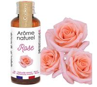 ScrapCooking - Arôme Naturel Liquide de Rose 40ml - Arôme Alimentaire pour Pâtisserie, Yaourts, Gâteaux, Cheesecakes, Biscuits, Entremets, Mousses, Glaces, Smoothies - Arôme Cuisine - 4396