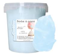 ScrapCooking - Barbe à Papa Bleue en Pot 35 g - Prête à Déguster - Sans Machine Ni Appareil - Effet Nuage - Fourrage & Décoration Pâtisseries - Coloris Bleu - 8576