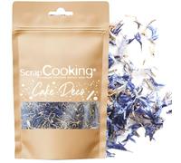 ScrapCooking - Bleuet Séché 3,5 g - Fleurs Comestibles - Décoration Alimentaire Pâtisserie Sprinkles - Pour Desserts, Gâteaux, Bûches, Cupcakes - Noël, Anniversaire - Bleu - 7472
