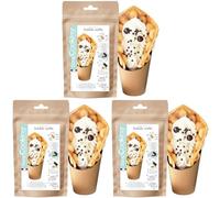 ScrapCooking Bubble Waffles Mix, Alimentaire pour Préparer des Gaufres Bulles de Hong Kong Maison, Pâtisserie, Fabriquée en France, 450g (Lot de 3)
