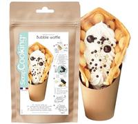 ScrapCooking Bubble Waffles Mix, Alimentaire pour Préparer des Gaufres Bulles de Hong Kong Maison, Pâtisserie, Fabriquée en France, 450g