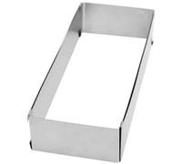 Cadre inox rectangle - SCRAPCOOKING - Extensible de 25 à 48cm - Largeur 10cm - Hauteur 5cm