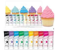 ScrapCooking - Coffret 10 Colorants Alimentaires en Gel - Colorants Pâtisserie 10 x 20 g - Rouge, Bleu, Jaune, Vert, Noir, Rose - Pour Desserts, Gâteaux & Biscuits - 7124