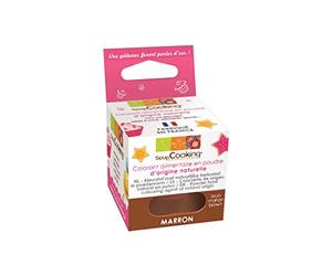 Scrapcooking - Colorant Alimentaire d'Origine Naturelle Marron 10 g - Pâtisserie Gâteaux - 4207