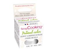SCRAPCOOKING Colorant alimentaire naturel en poudre - Blanc