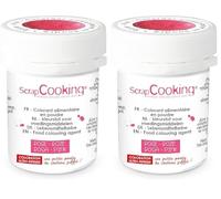 Scrapcooking Colorant Artificiel en Poudre Rose 5 g (Lot de 2)