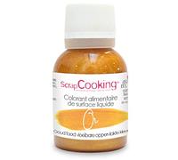 ScrapCooking - Colorant de Surface Liquide Doré - Colorant Alimentaire Or - Pour Pâtisseries, Biscuits, Macarons, Chocolats, Entremets, Gâteaux & Pâte à Sucre - Noël, Anniversaire - 4240
