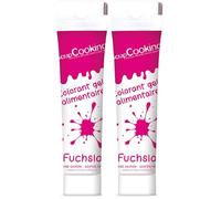 ScrapCooking Colorant Gel Rose Fuschia 20 g - Gel Alimentaire Pâtisserie - 7139 (Lot de 2)