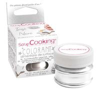 ScrapCooking - Colorants de Surface Nacré - Colorant Alimentaire Poudre Irisée Argent Clair - Pour Pâtisseries, Biscuits, Macarons, Chocolats & Pâte à Sucre - 4077