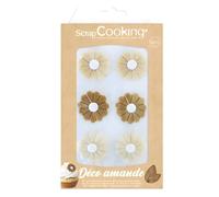 ScrapCooking - Décoration Pâte d'Amandes Marguerite - Décoration Pâtisserie - 7657